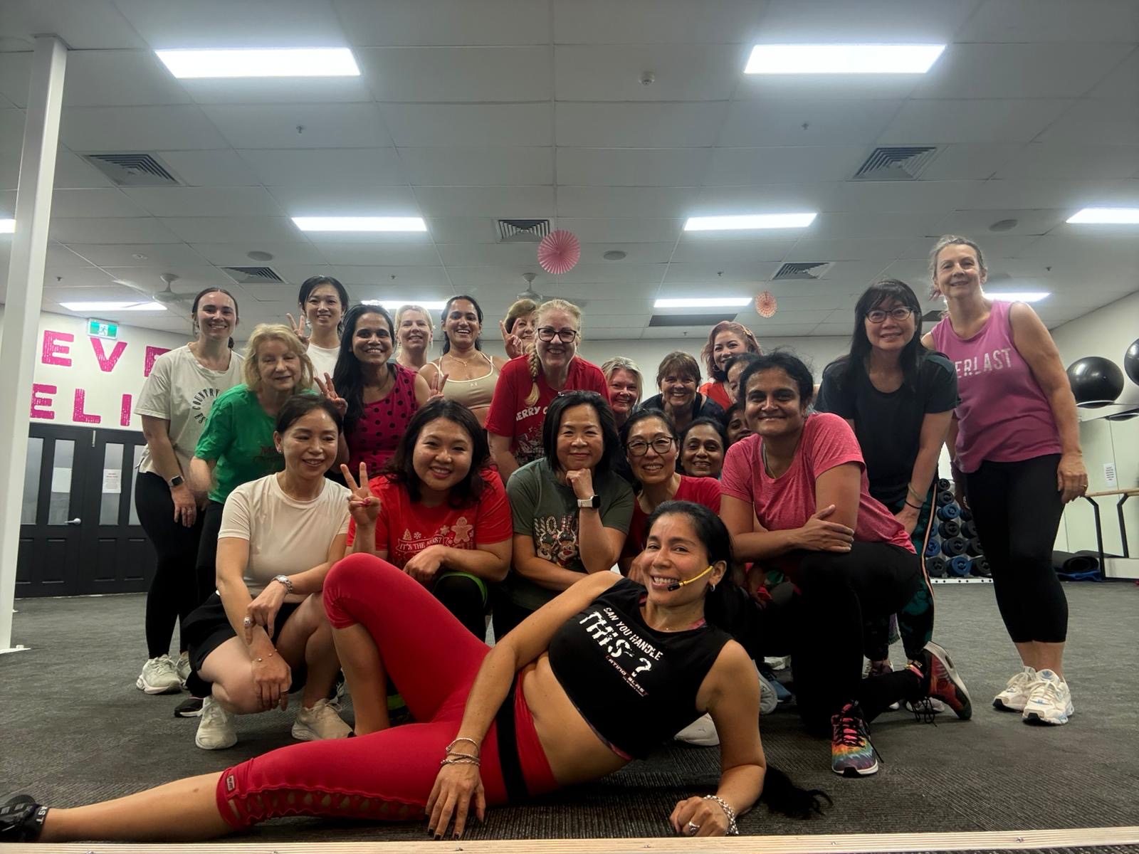 Latino Blast class in action